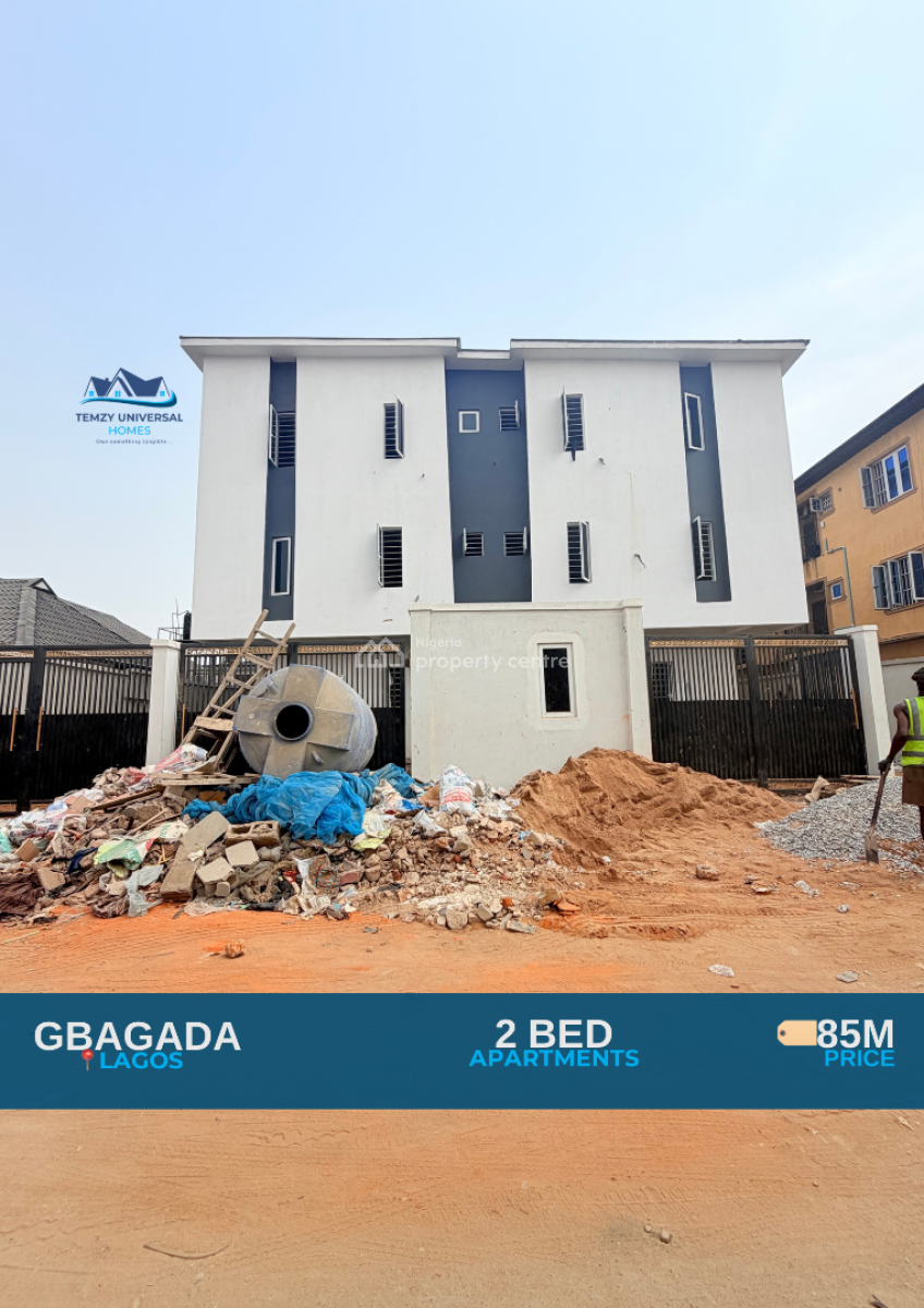 Newly Affordable 2 Bedroom Apartments in a Prime Location, Gbagada, Lagos, Flat / Apartment for Sale