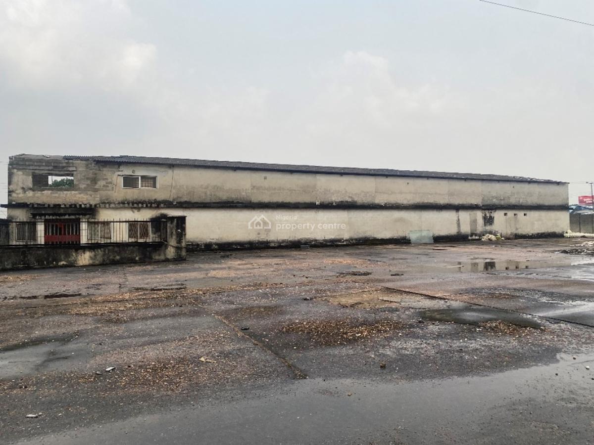 Industrial Property with 3 Bay Warehouse, Lagos -ibadan Expressway, Ojo, Lagos, Warehouse for Sale