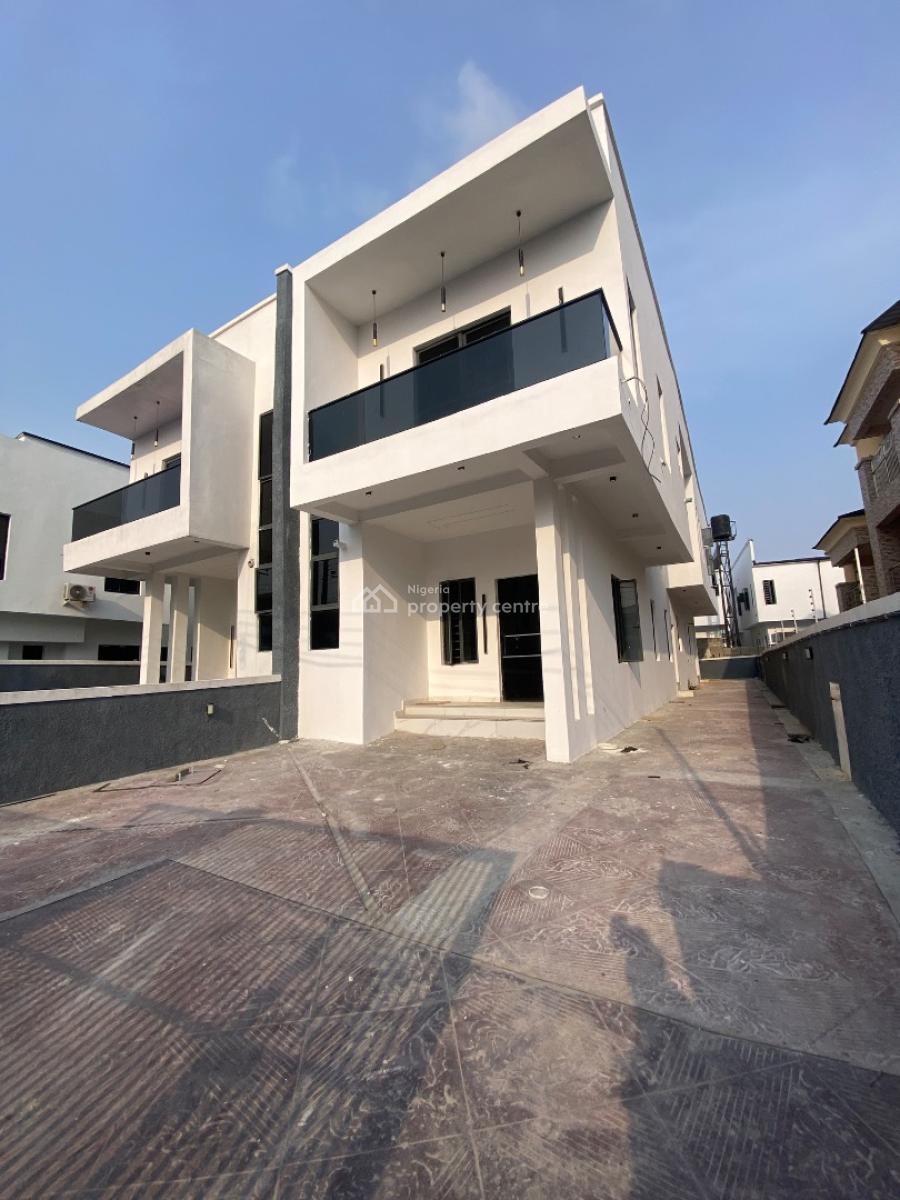 Newly Built 4 Bedroom Duplex Comes with Bq, Blenco Supermarket, Sangotedo, Ajah, Lagos, Semi-detached Duplex for Rent