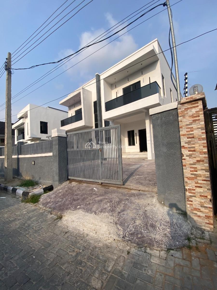 Newly Built 4 Bedroom Duplex Comes with Bq, Blenco Supermarket, Sangotedo, Ajah, Lagos, Semi-detached Duplex for Rent