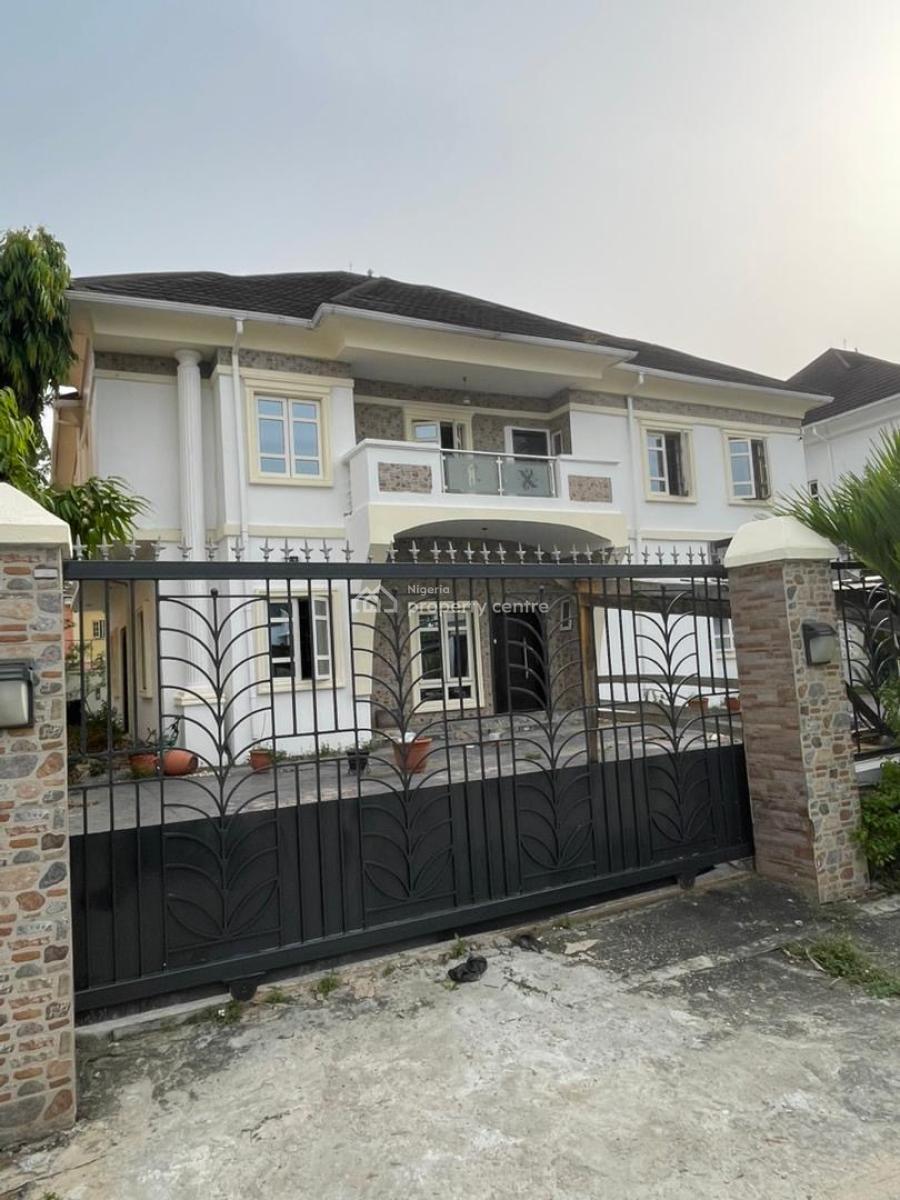 Newly Renovated 5 Bedroom Fully Detached Duplex with a Study Room, Boys Quarters, Pinnock Beach Estate, Osapa, Lekki, Lagos, Detached Duplex for Rent