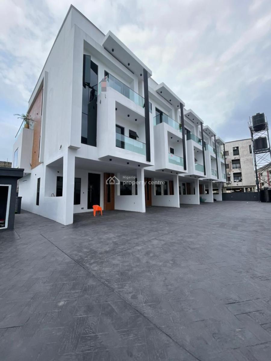 Luxury 4-bedroom Terrace Duplex with Bq & Swimming Pool, Osapa London, Lekki, Lagos, Terraced Duplex for Sale
