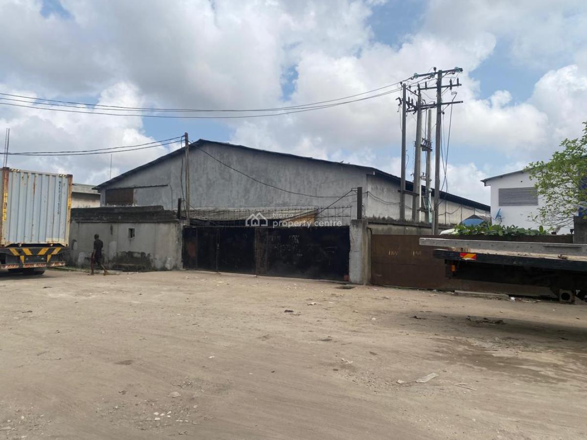 Industrial Property on Land Measuring 16,000 Square Metres, Eric Moore, Surulere, Lagos, Warehouse for Sale