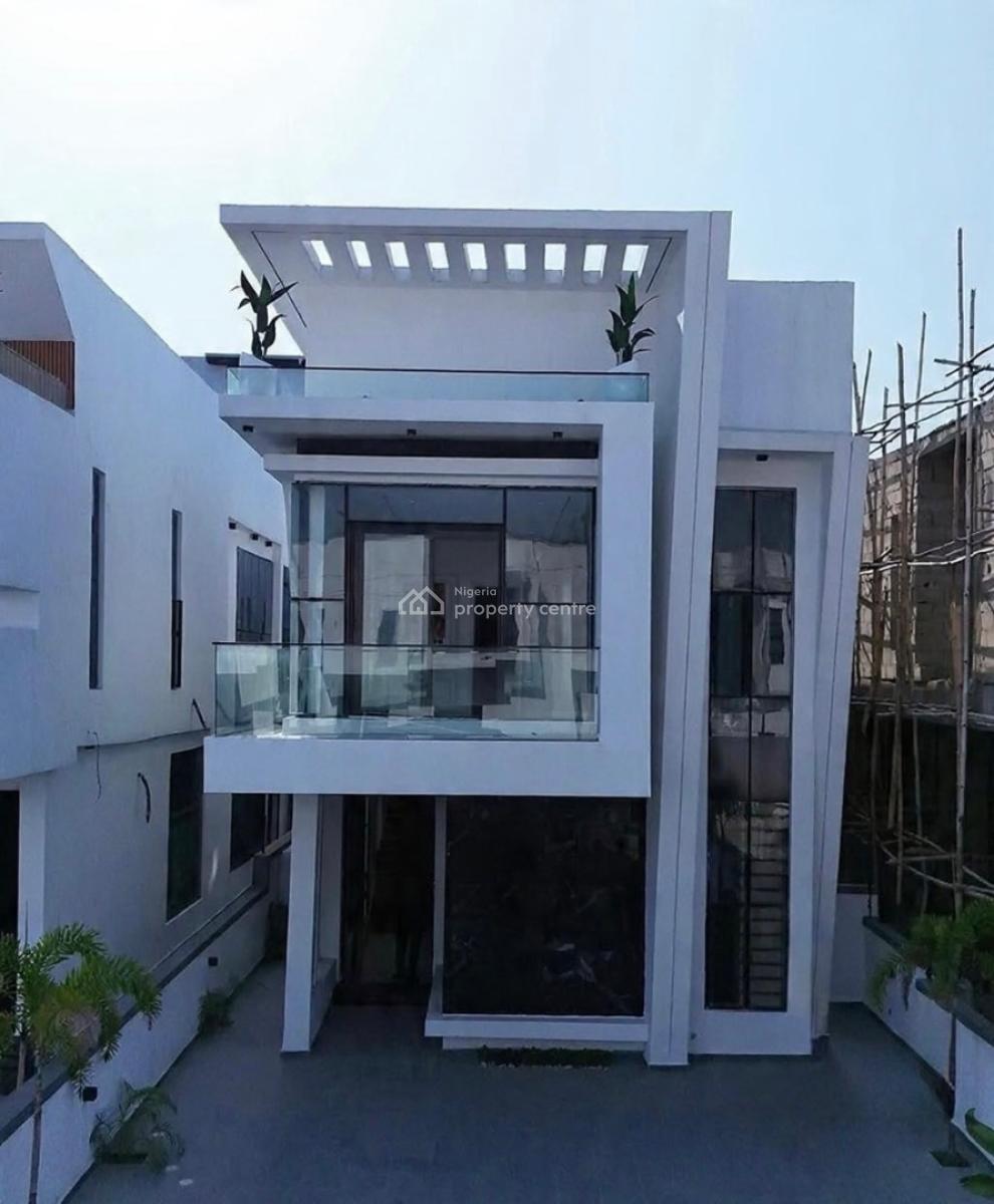 Stunning 5 Bedroom Detached Duplex with Swimming Pool and Bq, Chevron, Lekki, Lagos, Detached Duplex for Sale