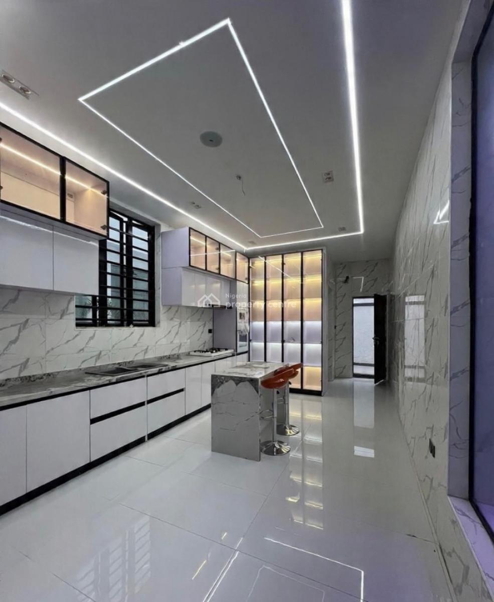 Stunning 5 Bedroom Detached Duplex with Swimming Pool and Bq, Chevron, Lekki, Lagos, Detached Duplex for Sale