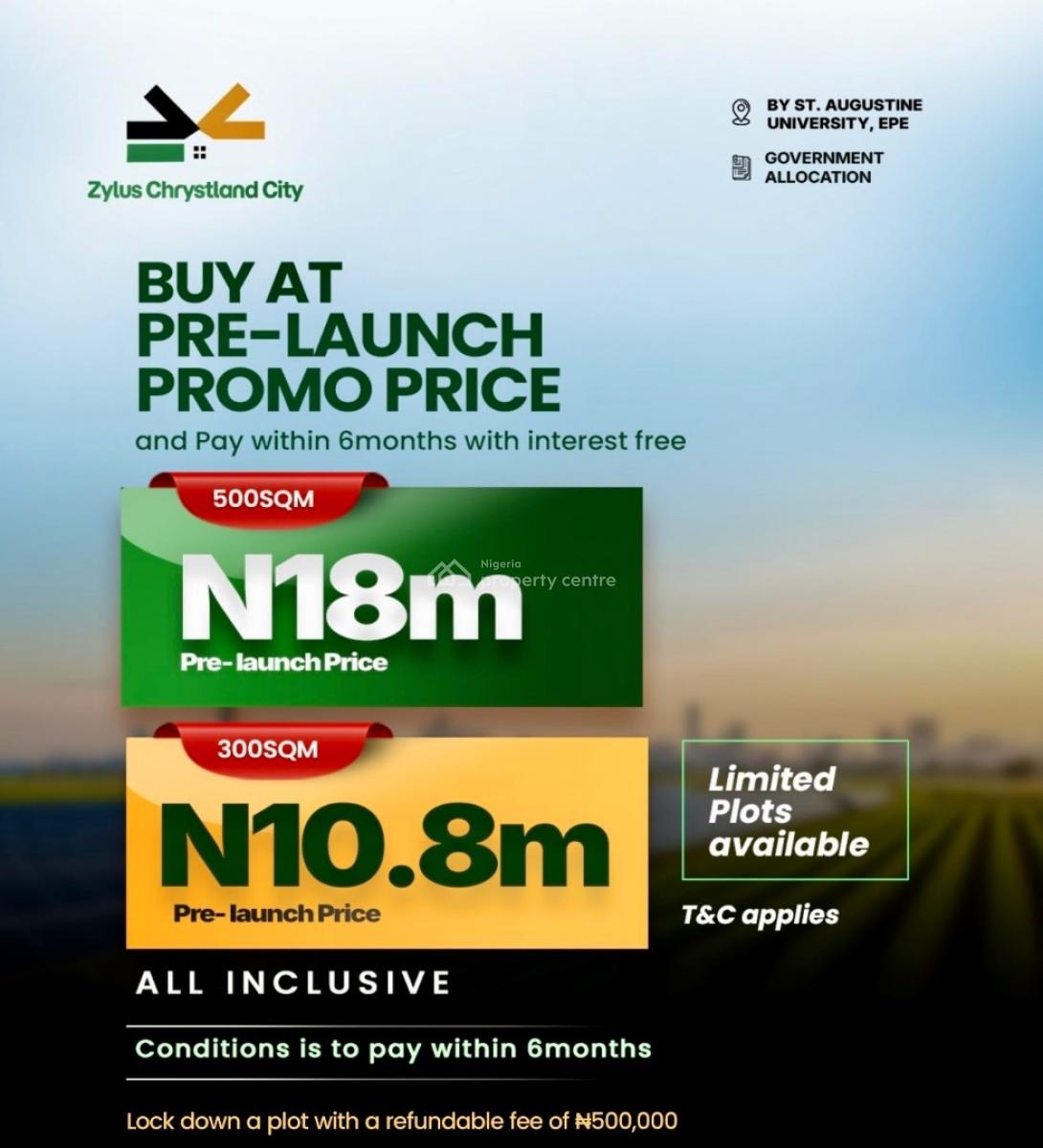 Pre Launch, Ketu-epe, Epe, Lagos, Residential Land for Sale