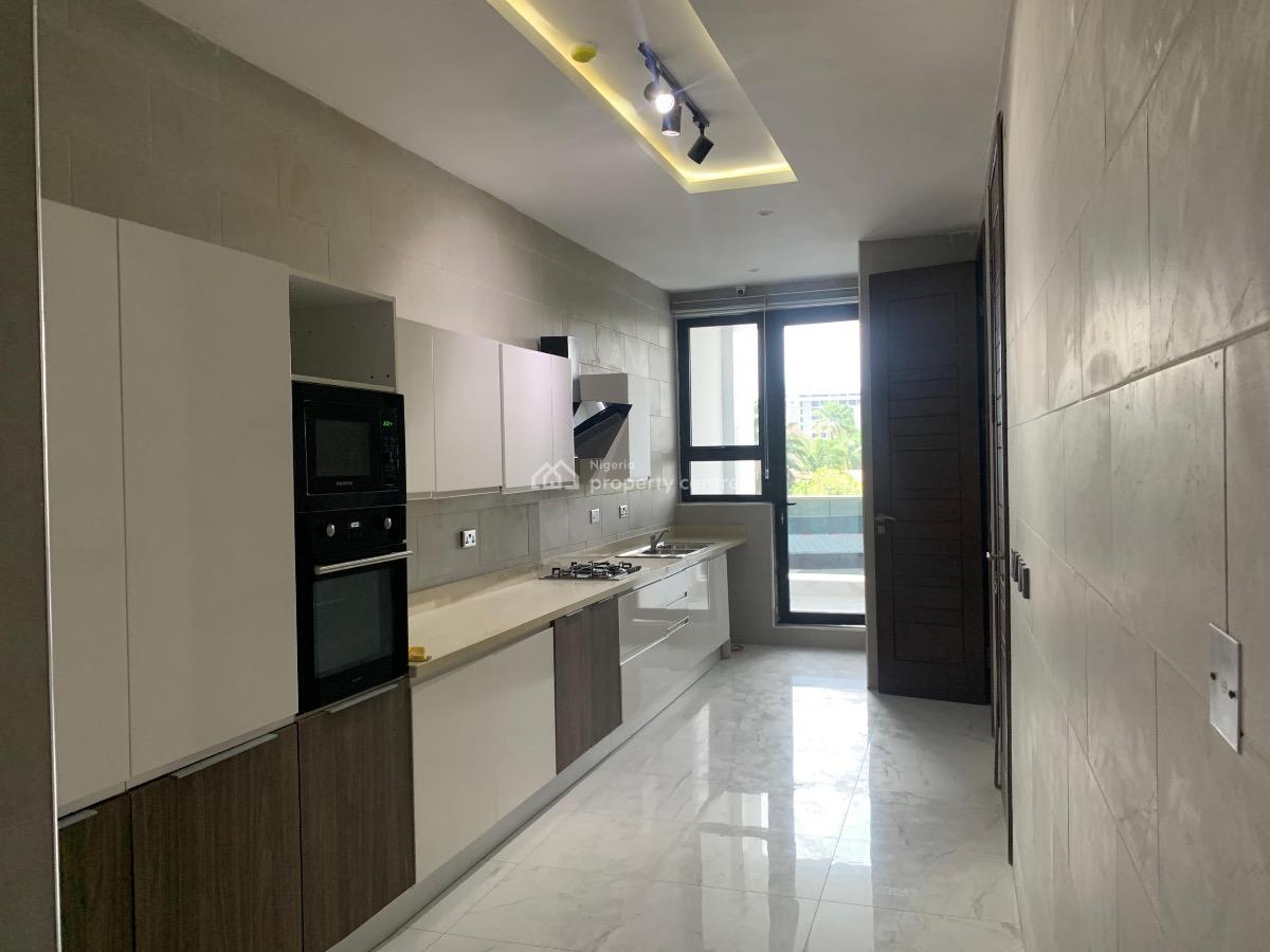 Stylish 3 Bedrooms Apartment + Service Room, Ikoyi, Lagos, Flat / Apartment for Rent