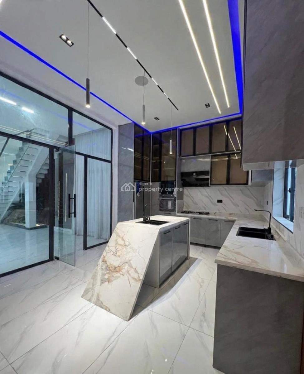 Stunning 5 Bedroom Detached Duplex with Swimming Pool and Bq, Chevron Toll Gate, Lekki, Lagos, Detached Duplex for Sale