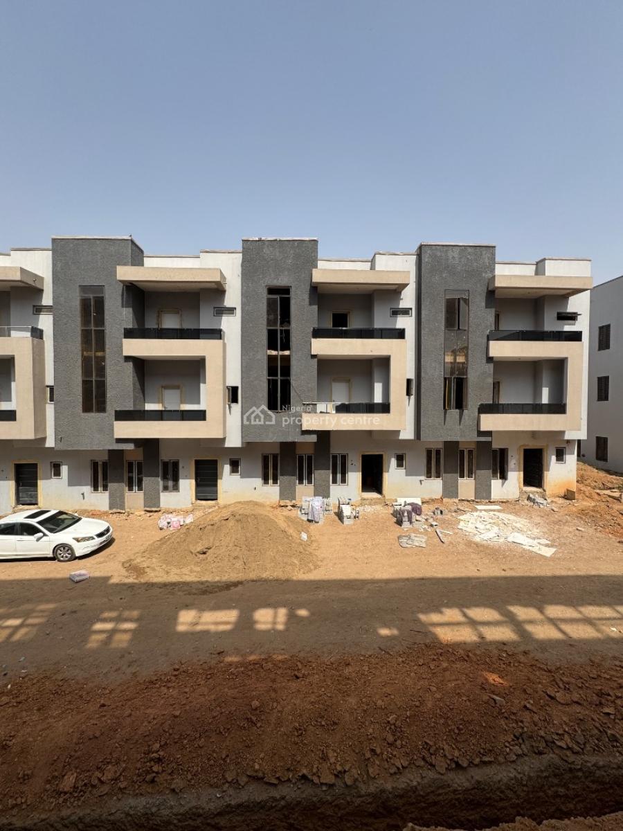 4 Bedroom Terraced Duplex (semi-finished), Wuye, Abuja, Terraced Duplex for Sale