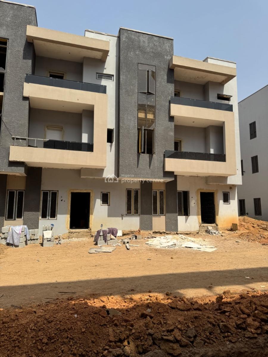 4 Bedroom Terraced Duplex (semi-finished), Wuye, Abuja, Terraced Duplex for Sale