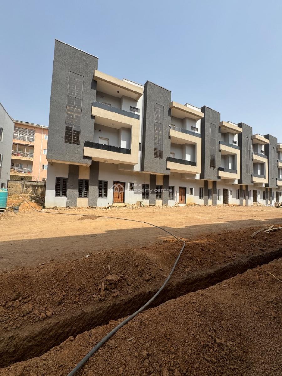4 Bedroom Terraced Duplex (semi-finished), Wuye, Abuja, Terraced Duplex for Sale