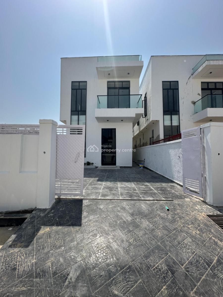 Esthetically Pleasing 5  Bedroom Duplex with a Bq and a Pool, Ikota, Lekki, Lagos, Detached Duplex for Sale