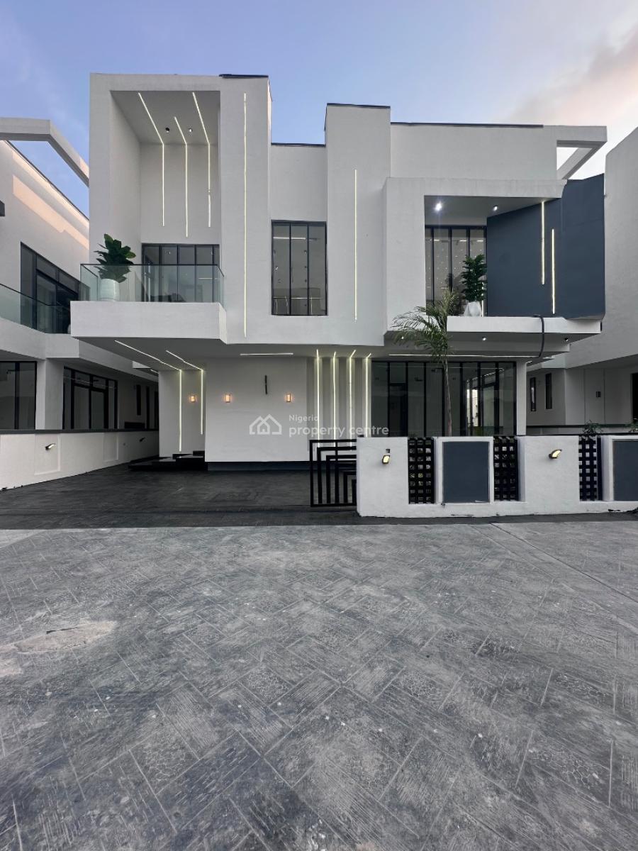 5 Bedrooms Full Detached Duplex with Bq, Chevron, Lekki, Lagos, Detached Duplex for Sale