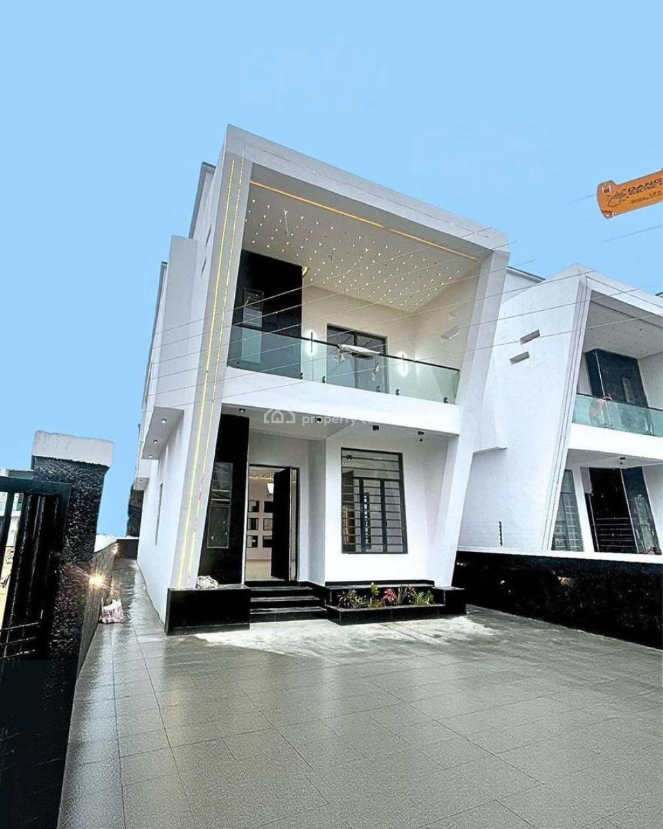 Spacious 4-bedroom Duplex with Bq in Lekki Palm City Estate, Lekki Palm City Estate, Ajah, Lagos, Detached Duplex for Rent