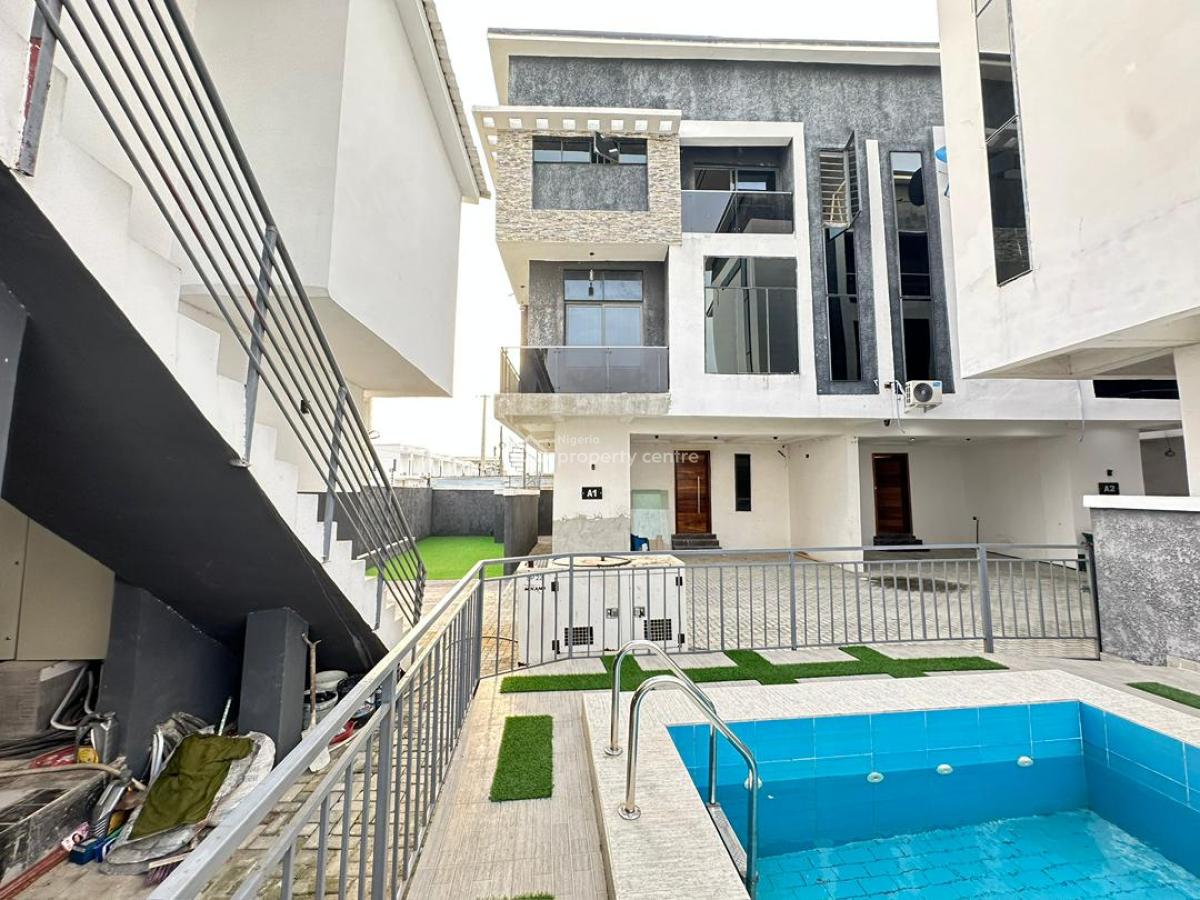5 Bedroom Semidetached Duplex, General Paint, Sangotedo, Ajah, Lagos, Semi-detached Duplex for Sale