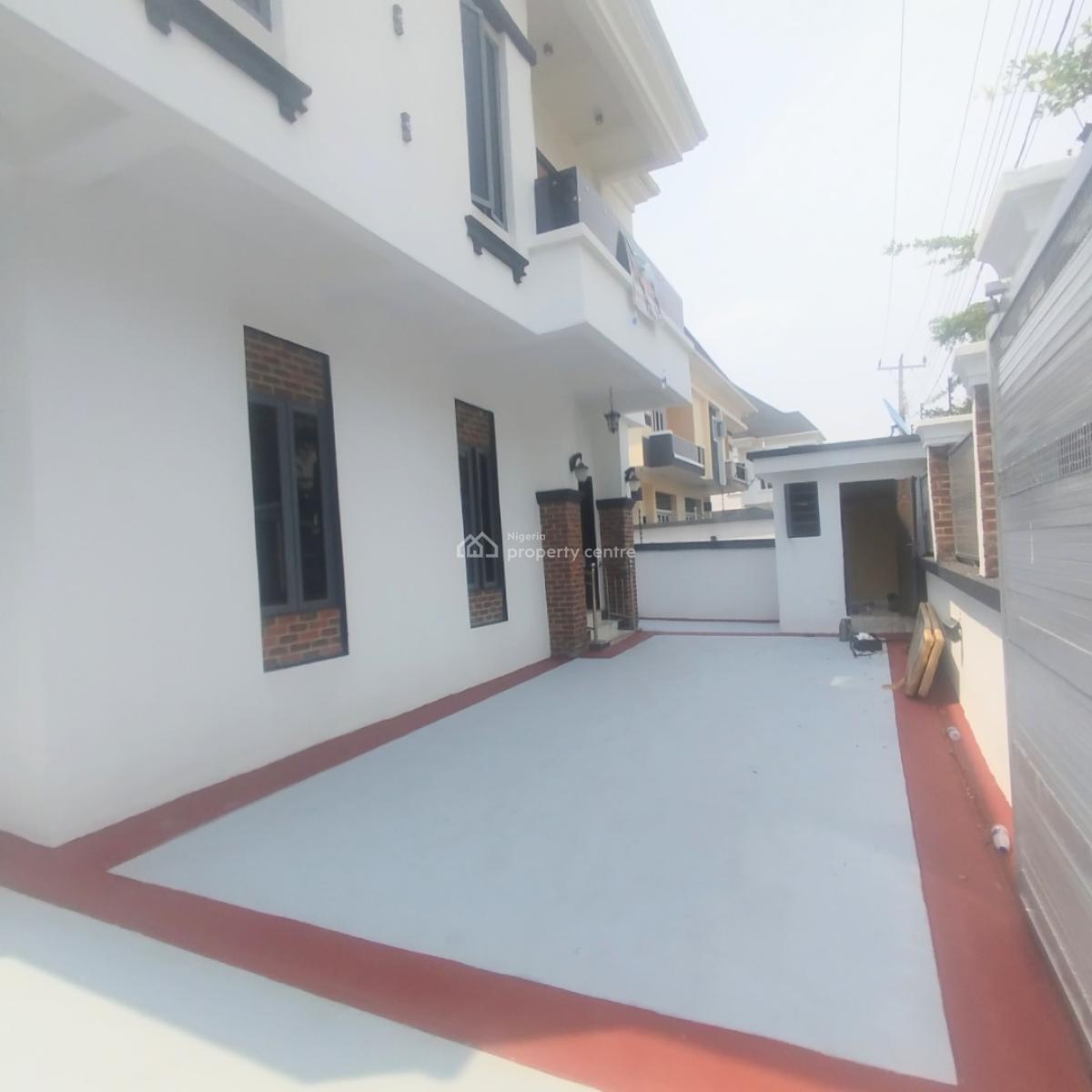 Spacious 5 Bedroom Fully Detached Duplex with Bq, Estate,chevron Alternative Road, Lekki Expressway, Lekki, Lagos, Detached Duplex for Rent