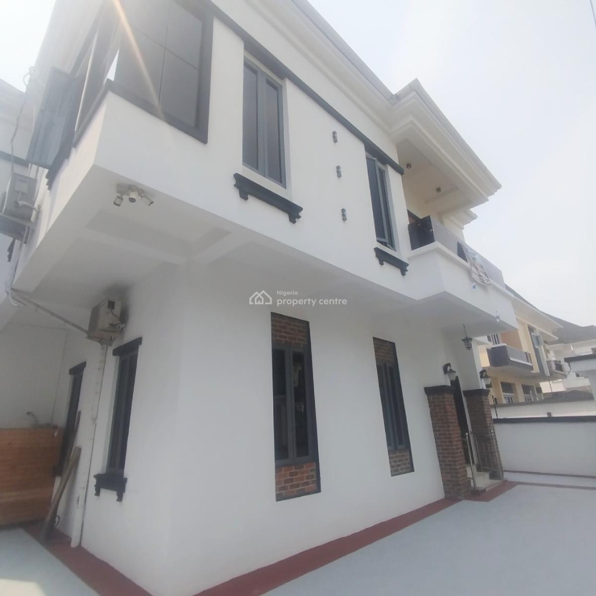 Spacious 5 Bedroom Fully Detached Duplex with Bq, Estate,chevron Alternative Road, Lekki Expressway, Lekki, Lagos, Detached Duplex for Rent