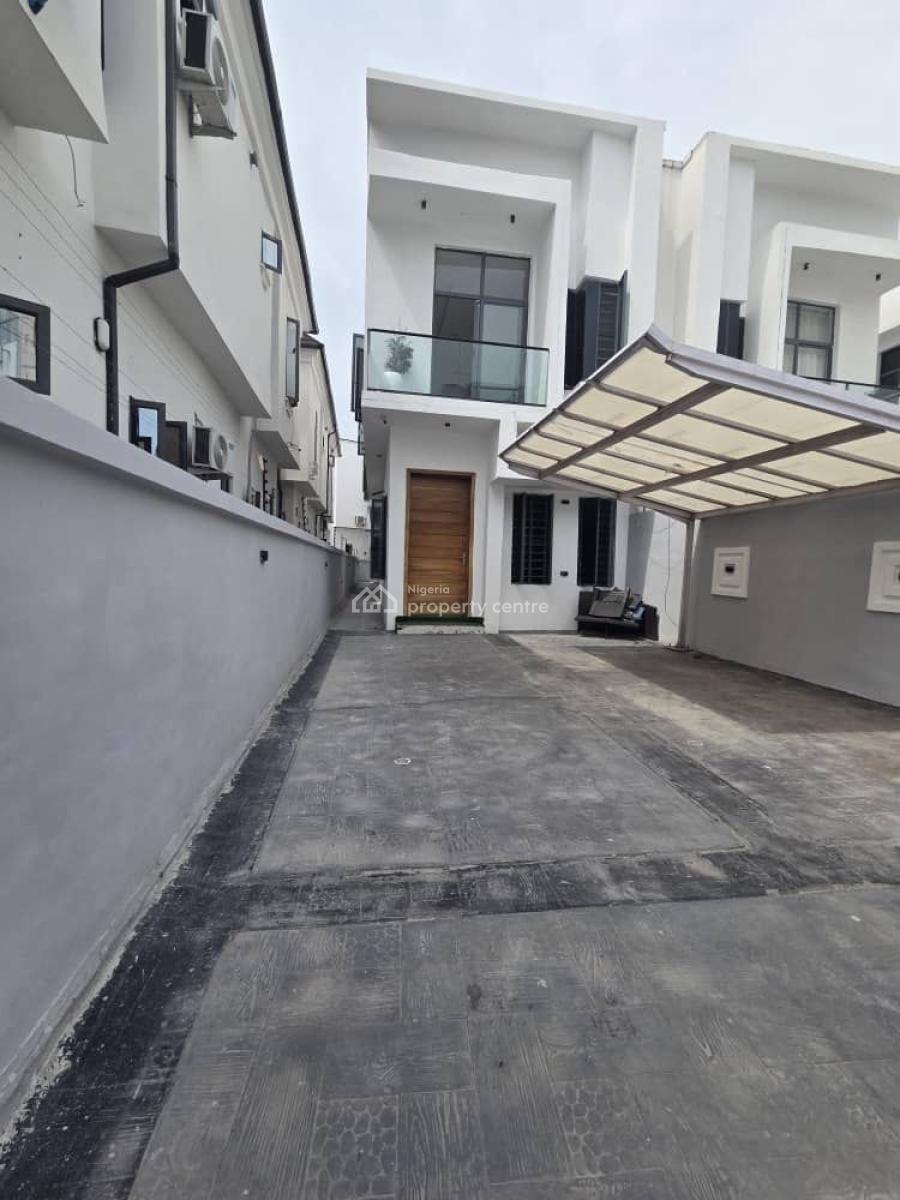 Massive 4 Bedroom Duplex Semi Detached with Bq This House Is Spacious, Orchid Road Lekki Before Round About, Lekki, Lagos, Semi-detached Duplex for Rent