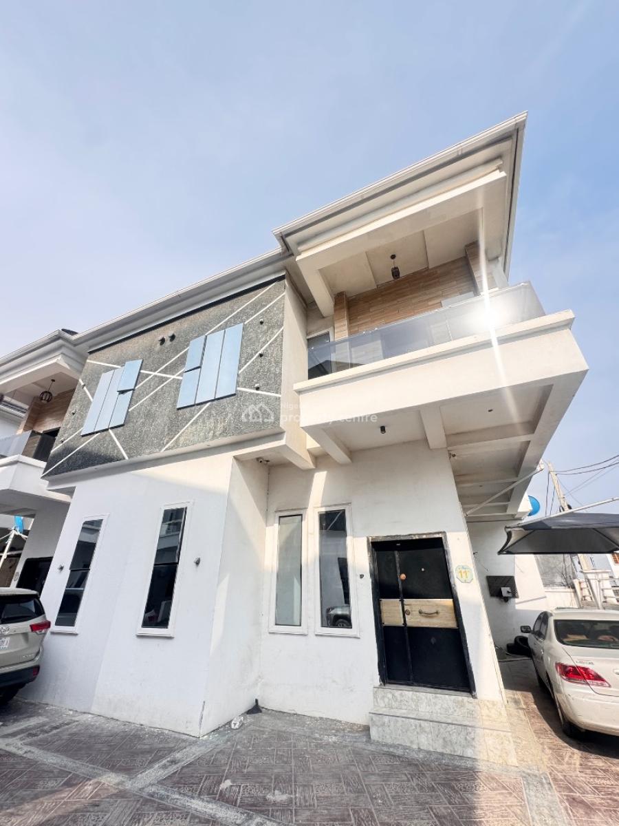 Nice Spacious 4 Bedroom Duplex with Bq, Orchid Road Lekki, Lekki, Lagos, Semi-detached Duplex for Rent
