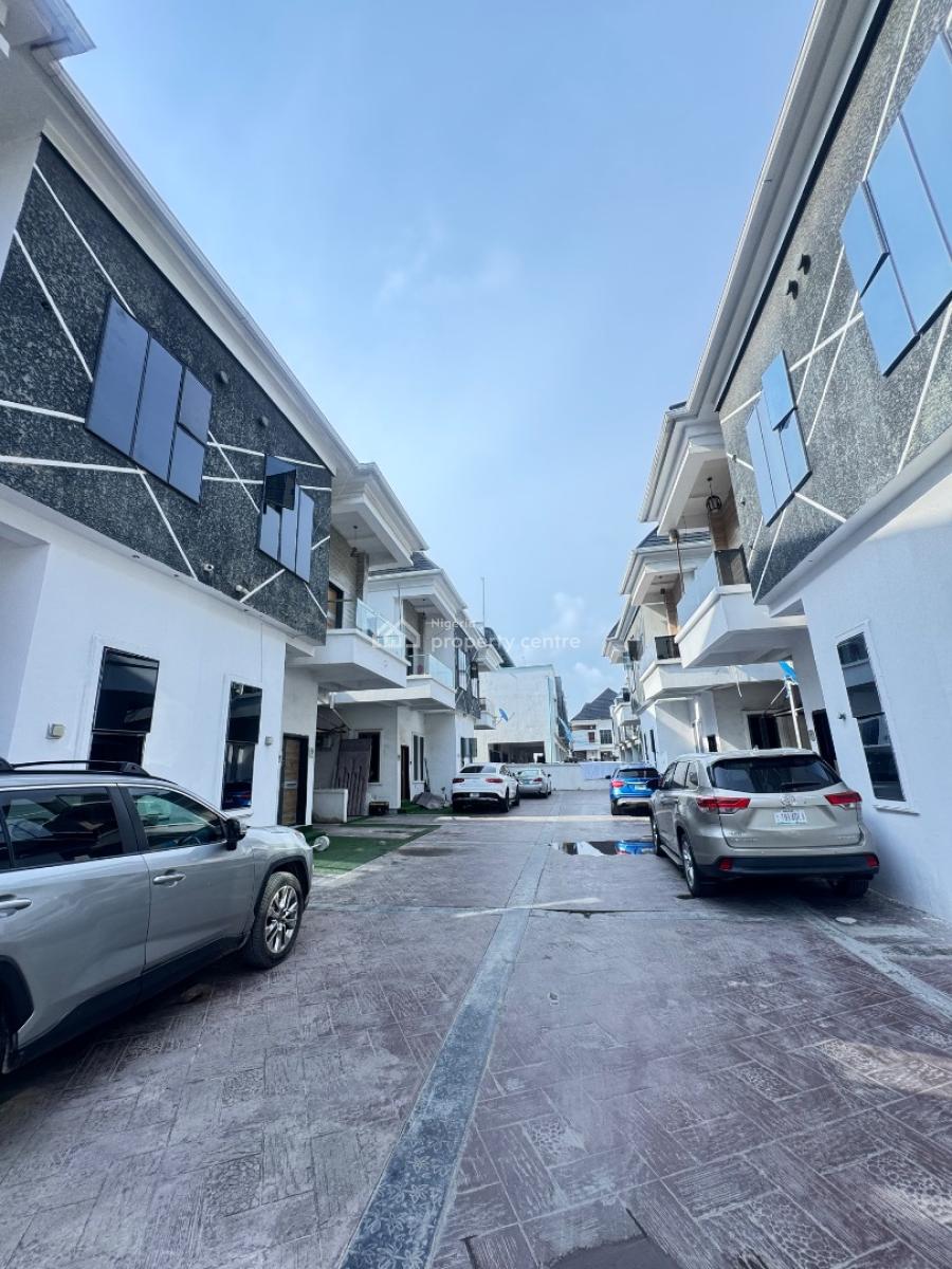 Nice Spacious 4 Bedroom Duplex with Bq, Orchid Road Lekki, Lekki, Lagos, Semi-detached Duplex for Rent