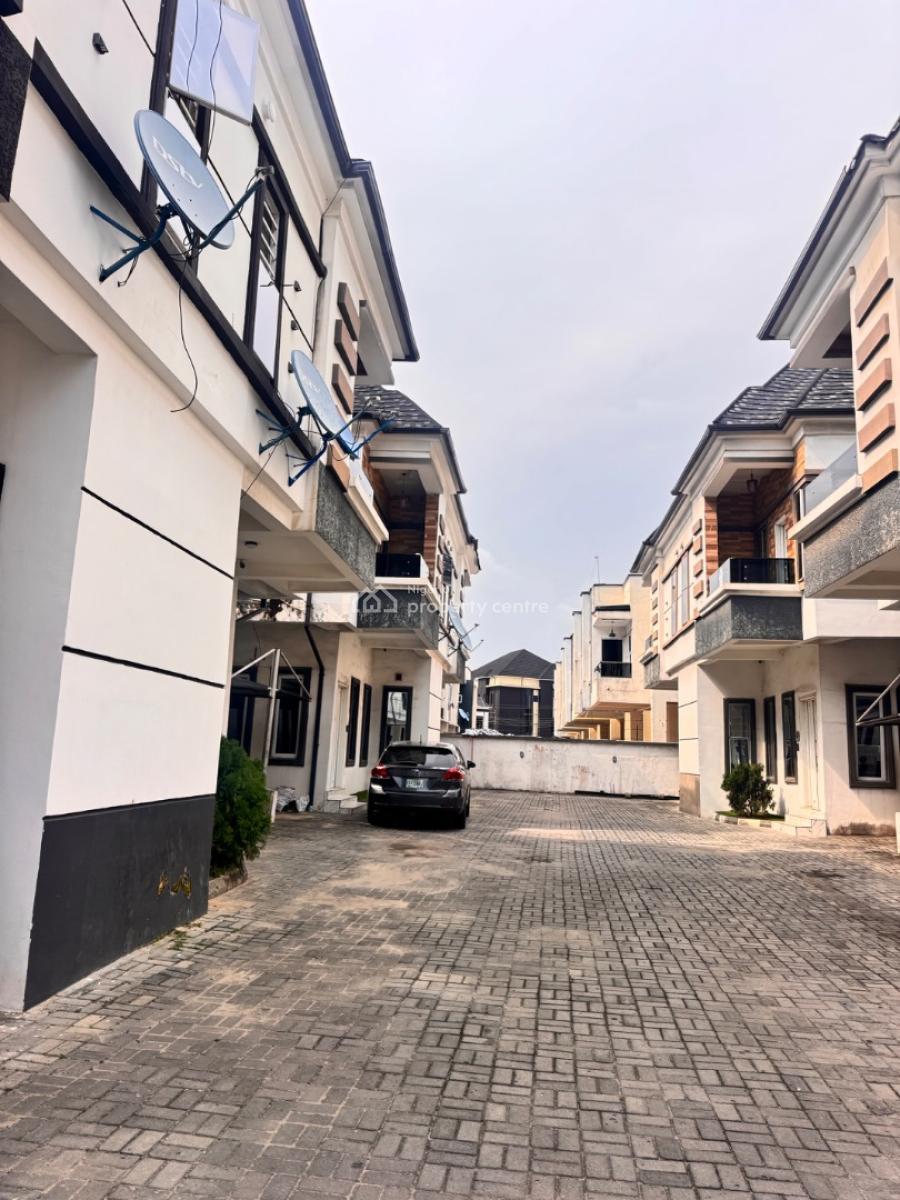 Luxurious Sweet 4 Bedroom Duplex Semi Detached with Bq, Orchid Road Lekki Before Round About, Lekki, Lagos, Terraced Duplex for Rent