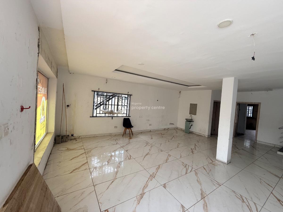 Commercial Detached Duplex Directly on a Busy Road, Lekki Phase 1, Lekki, Lagos, House for Rent