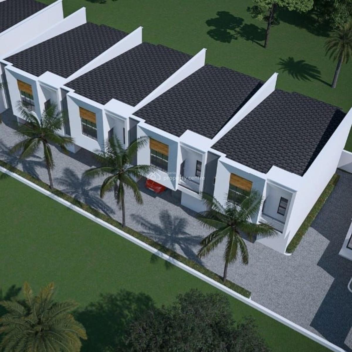 3 Bedroom Terrace Duplex with Bq in a Serene Estate, Sangotedo, Ajah, Lagos, Terraced Duplex for Sale