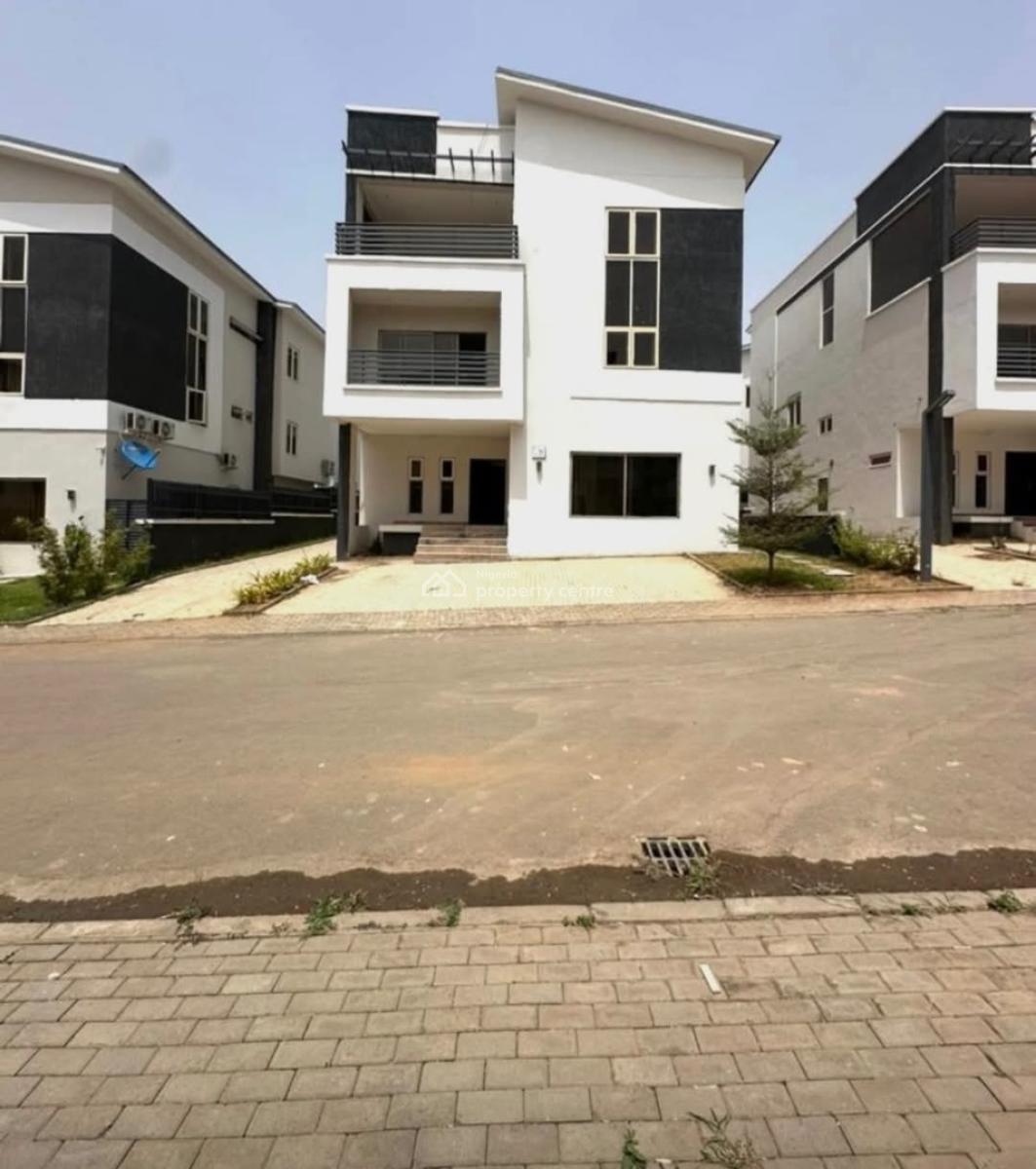Newly Built 5 Bedroom Detached Duplex with 2 Living Rooms and Bq, Lifecamp Main, Life Camp, Abuja, Detached Duplex for Rent