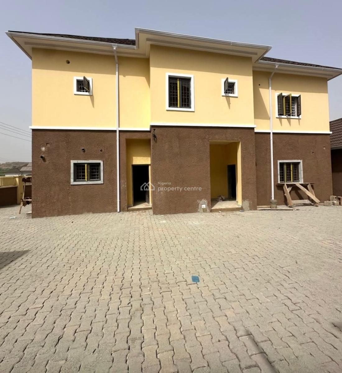 Newly Built 2 Bedroom Terrace Duplex with Fitted Kitchen, Life Camp, Abuja, Terraced Duplex for Rent