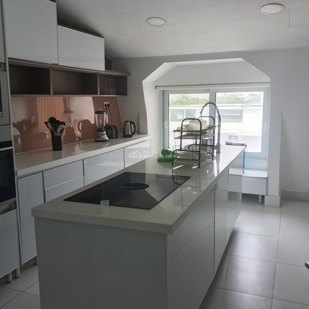 3 Bedroom Nicely Furnished Penthouse with Bq, Banana Island, Ikoyi, Lagos, Flat / Apartment for Rent