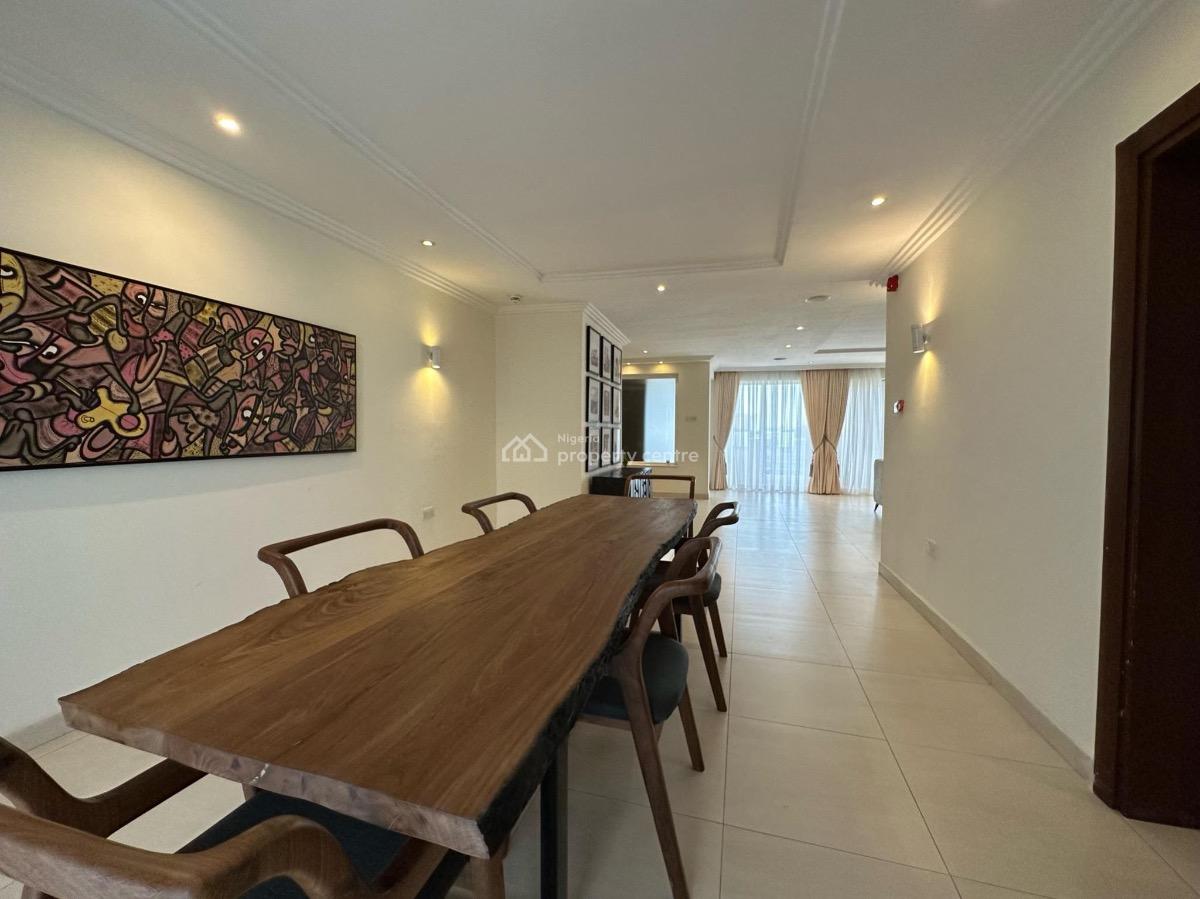 Spacious Water Front 3 Bedroom Apartment with Pool and Bq, Old Ikoyi, Ikoyi, Lagos, Flat / Apartment for Rent