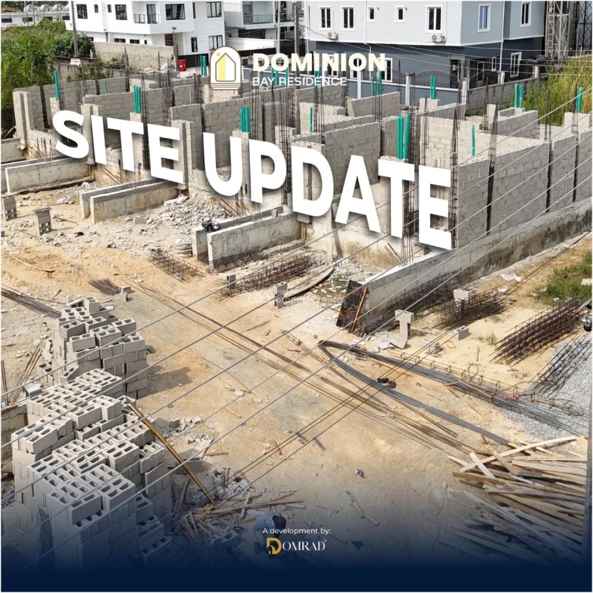 Exquisite 3 Bedroom Terrace Duplex with a Studio Apartment Unit, 15mins Drive to Vi, Atican Beachview Estate, Lekki, Lagos, Terraced Duplex for Sale