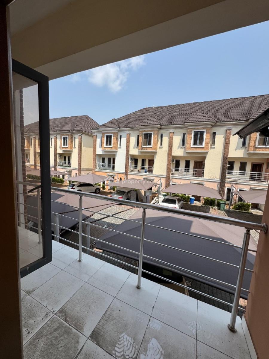 Fully Serviced 4 Bedroom Terrace Duplex + Bq, Chevron, Lekki Expressway, Lekki, Lagos, Terraced Duplex for Rent