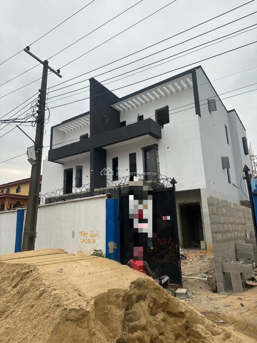 Newly Built 4 Bedroom Semi Detached Duplex with Bq, Ogba, Ikeja, Lagos, Semi-detached Duplex for Sale