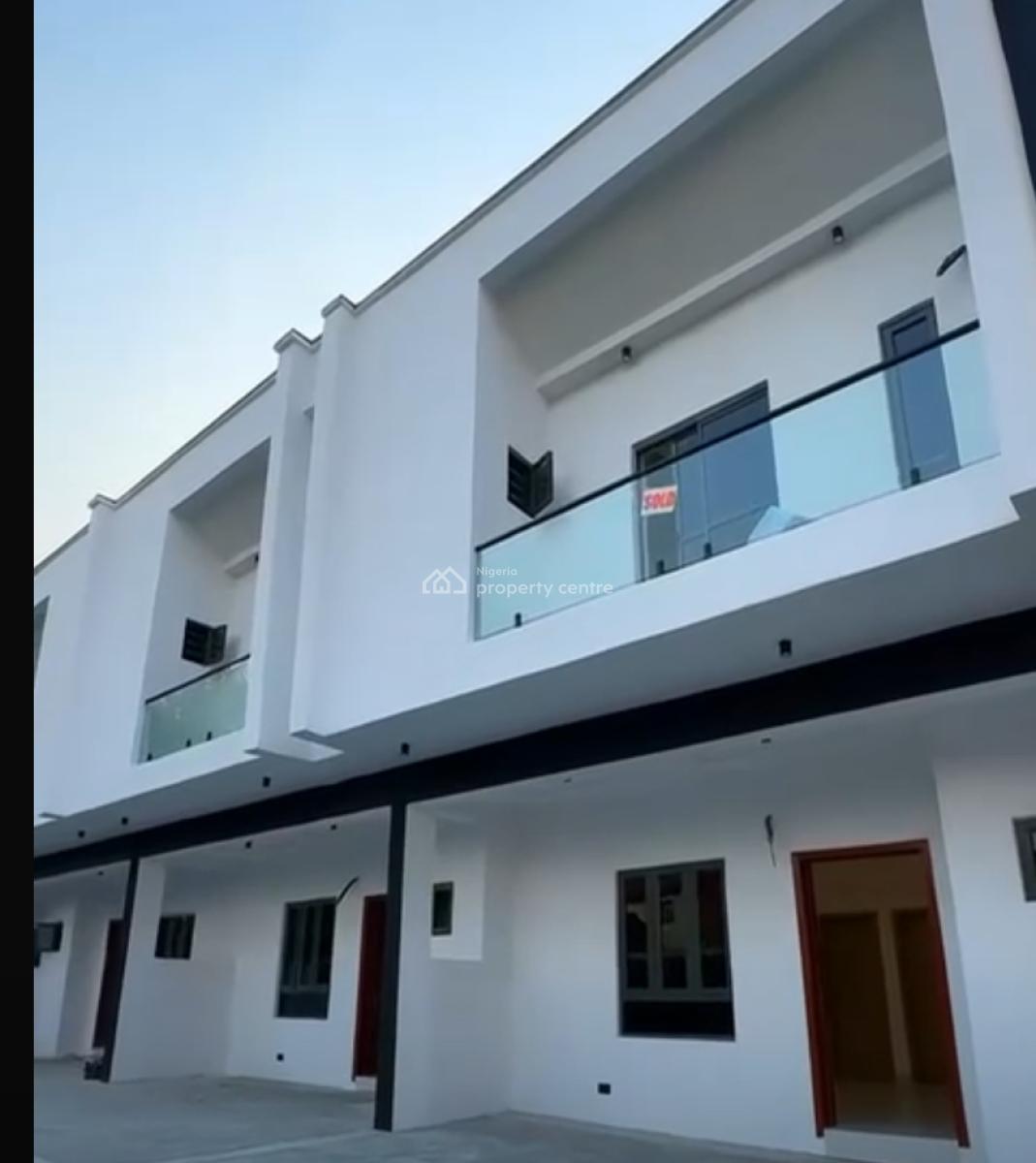 Self Serviced 3 Bedroom Terrace Duplex, Sangotedo, Ajah, Lagos, Terraced Duplex for Sale