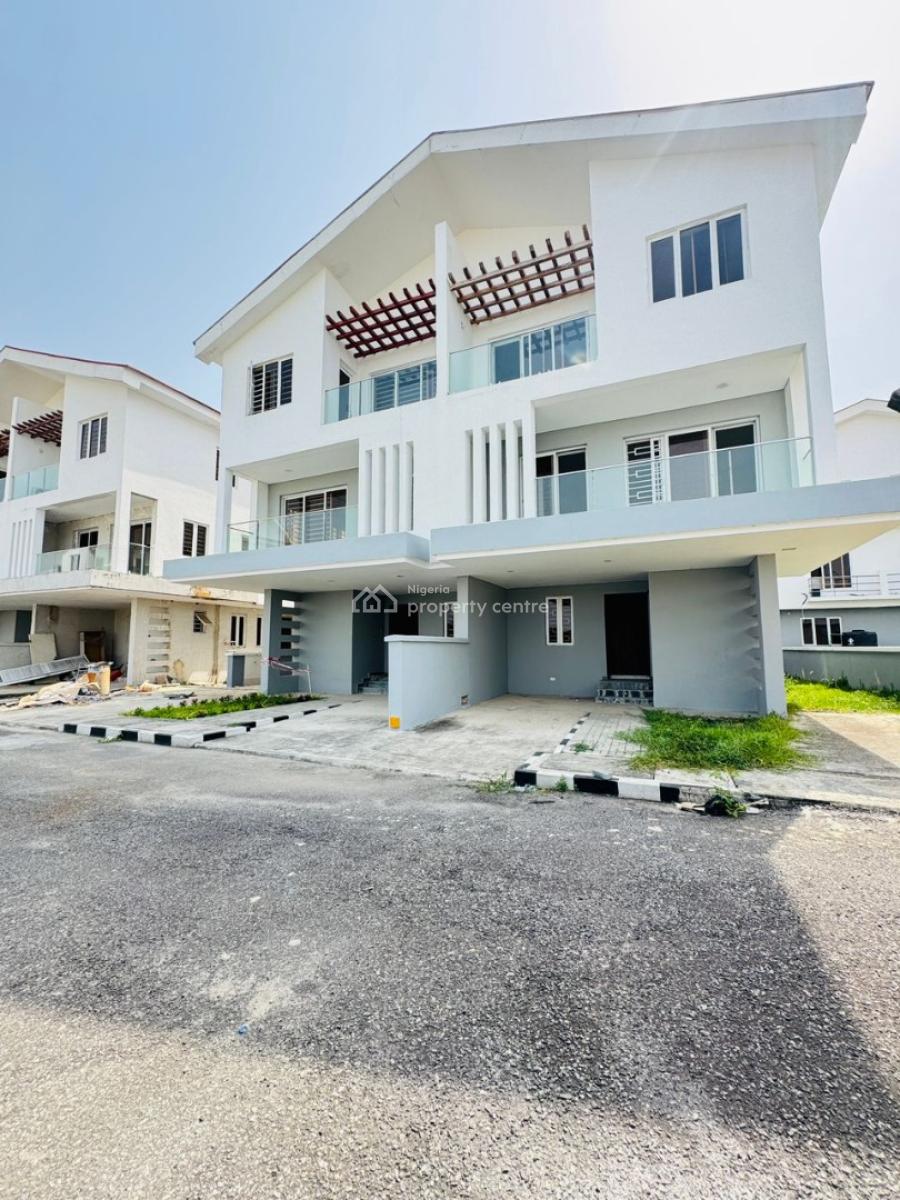 Four Bedroom Semi Detached House with Bq, Chevron, Lekki, Lagos, Semi-detached Duplex for Rent
