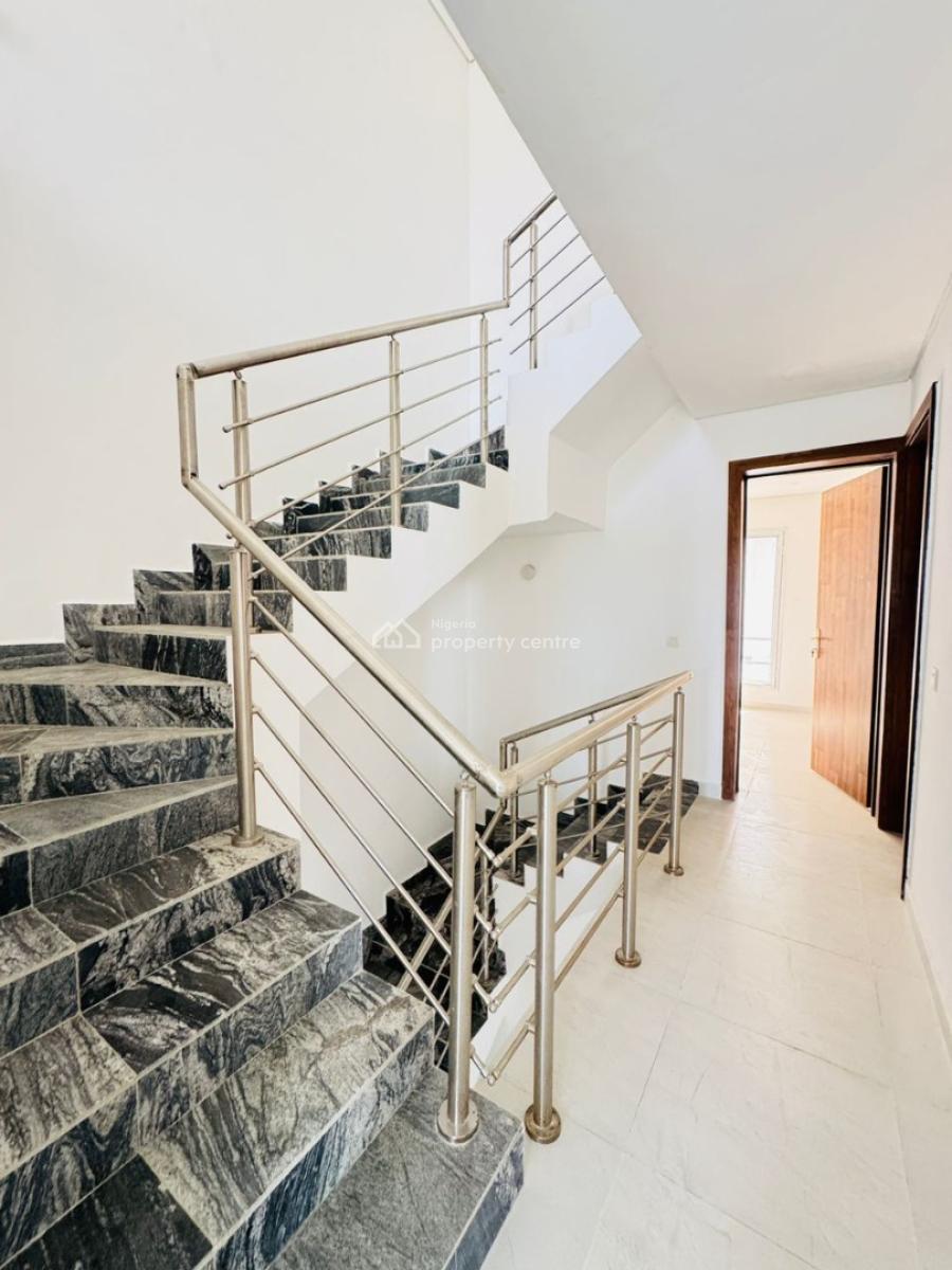 Four Bedroom Semi Detached House with Bq, Chevron, Lekki, Lagos, Semi-detached Duplex for Rent