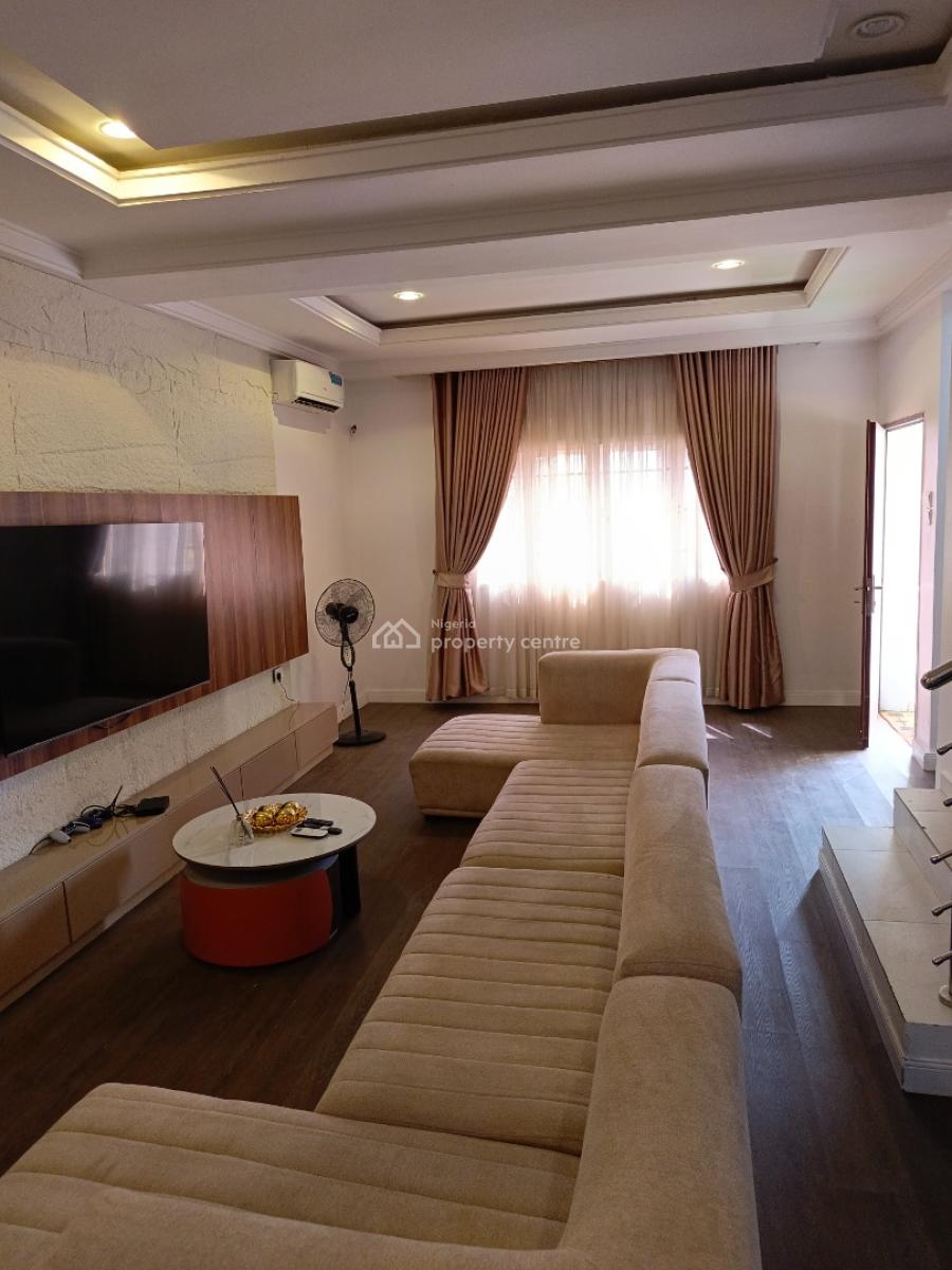 Clean and Exquisite Fully Furnished 4 Bedroom Terrace Duplex with Bq, Gilmor, Jahi, Abuja, Terraced Duplex for Rent