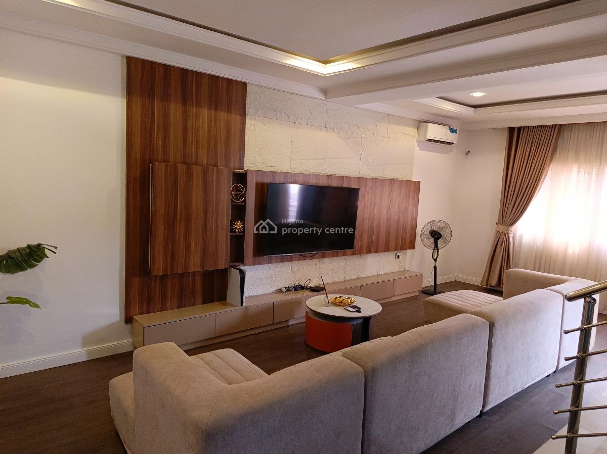Clean and Exquisite Fully Furnished 4 Bedroom Terrace Duplex with Bq, Gilmor, Jahi, Abuja, Terraced Duplex for Rent