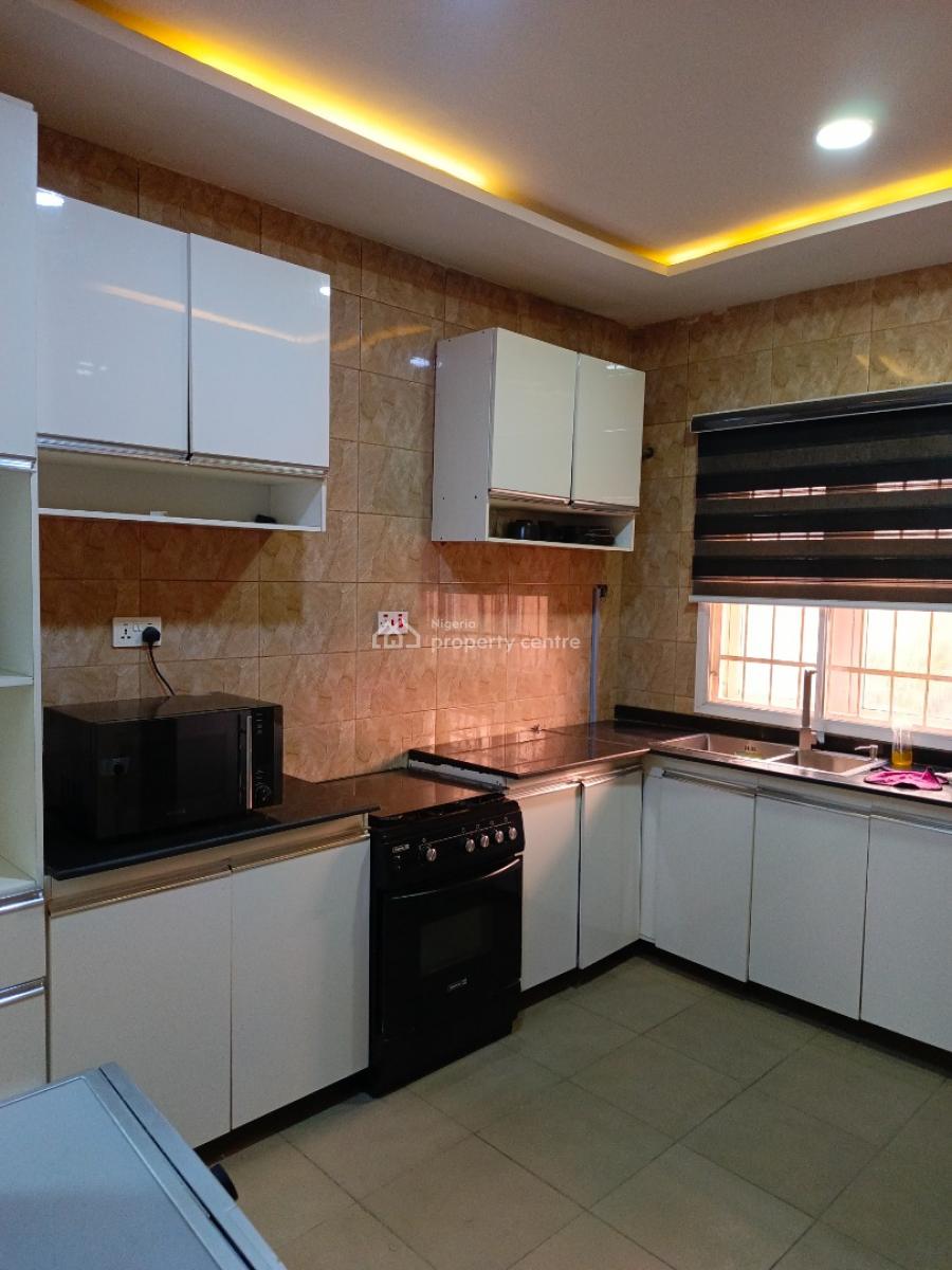Clean and Exquisite Fully Furnished 4 Bedroom Terrace Duplex with Bq, Gilmor, Jahi, Abuja, Terraced Duplex for Rent