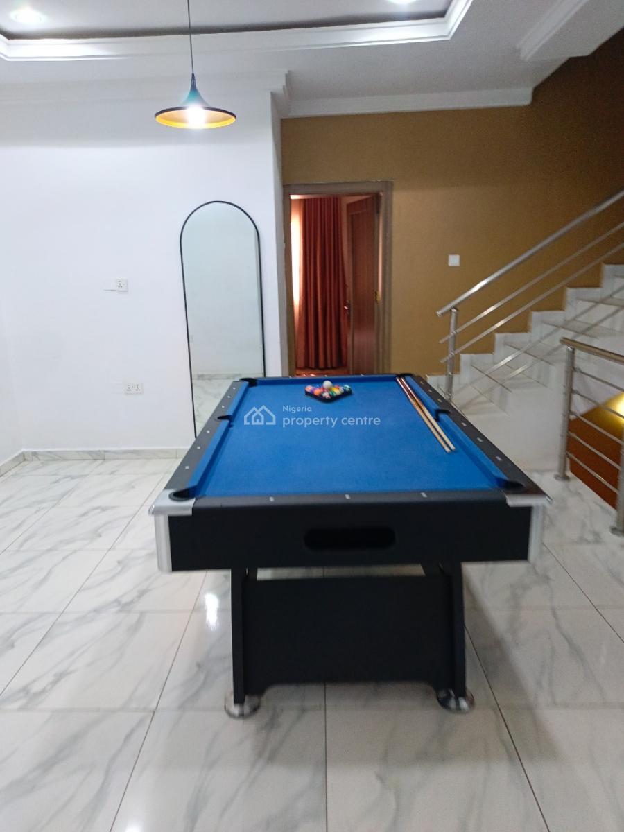 Clean and Exquisite Fully Furnished 4 Bedroom Terrace Duplex with Bq, Gilmor, Jahi, Abuja, Terraced Duplex for Rent