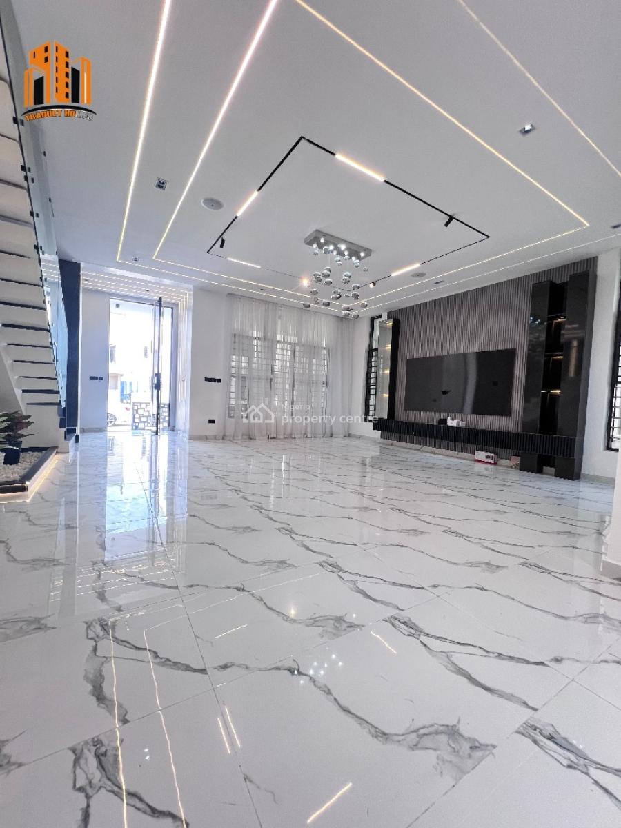 Contemporary 5 Bedroom Automated Detached Duplex, Chevron 2nd Toll Gate, Ikota, Lekki, Lagos, Detached Duplex for Sale