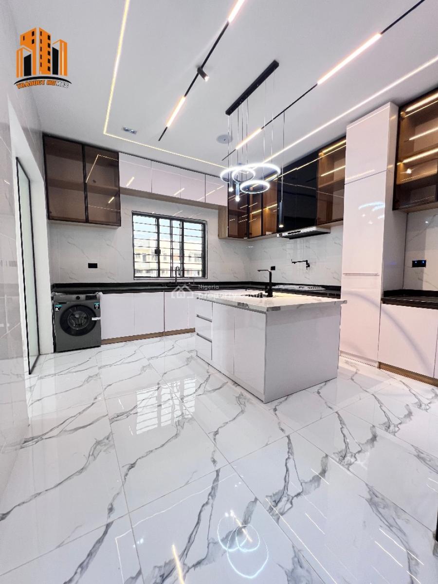 Contemporary 5 Bedroom Automated Detached Duplex, Chevron 2nd Toll Gate, Ikota, Lekki, Lagos, Detached Duplex for Sale