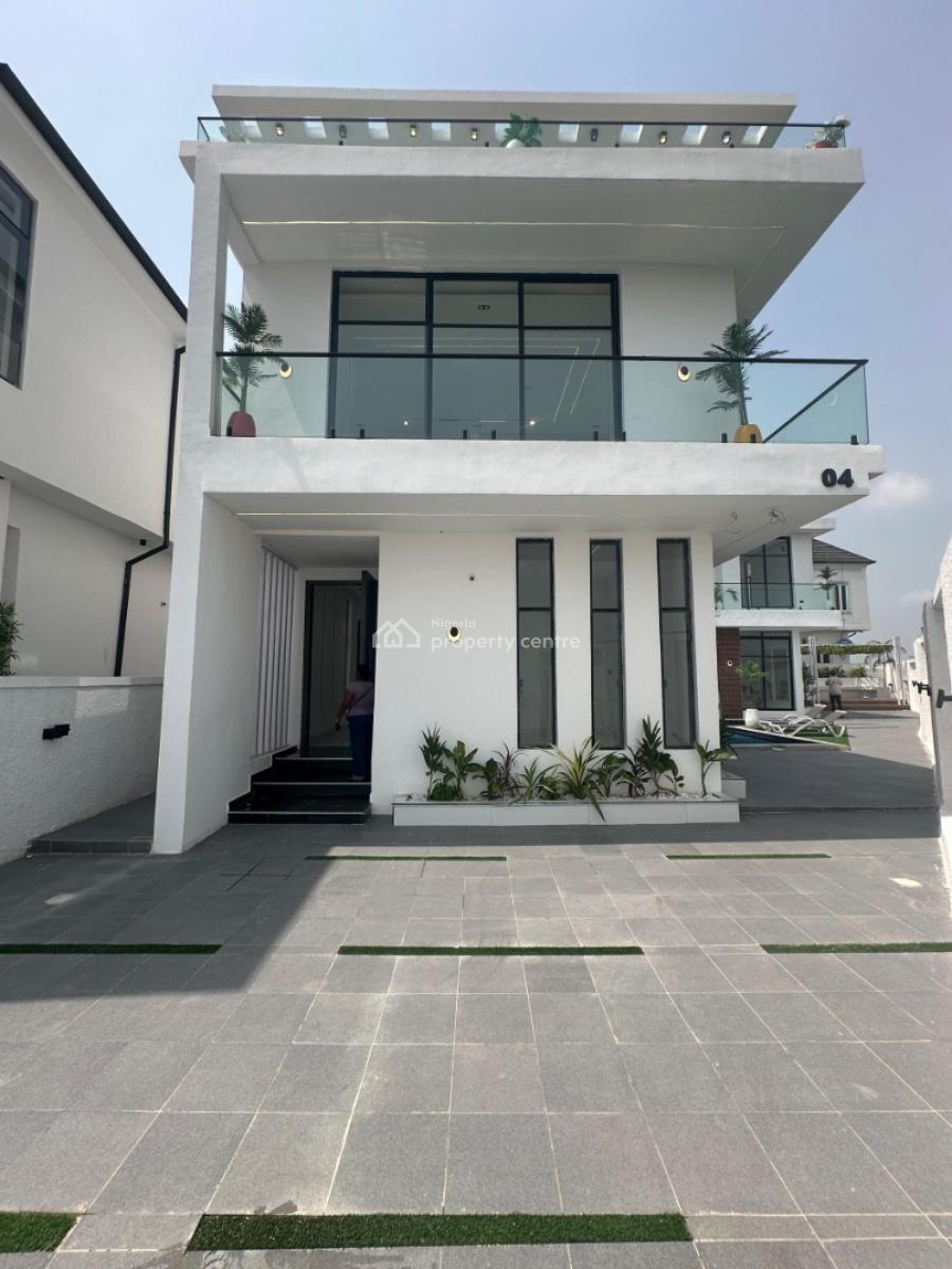 Magnificent 5 Bedroom Duplex with a Cinema,pool,gym and Bq, Chevron, Lekki, Lagos, Detached Duplex for Sale