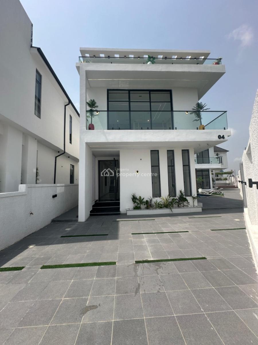 Magnificent 5 Bedroom Duplex with a Cinema,pool,gym and Bq, Chevron, Lekki, Lagos, Detached Duplex for Sale