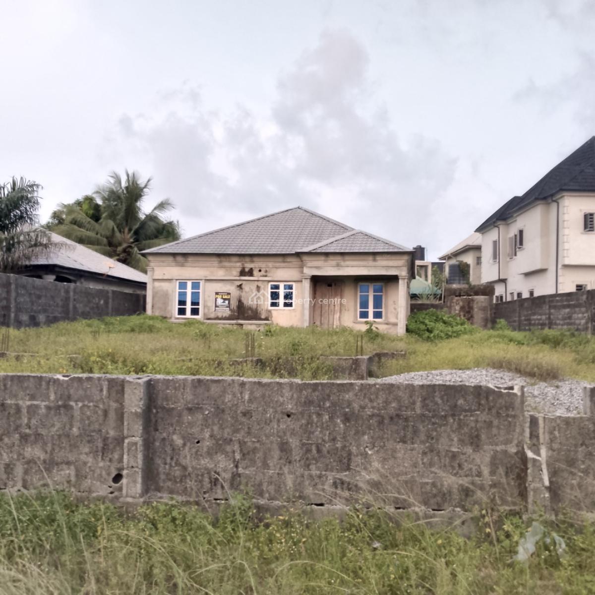 Massive 3 Bedrooms Flat Carcases 770sqm, Onosa, Ibeju Lekki, Lagos, Detached Bungalow for Sale