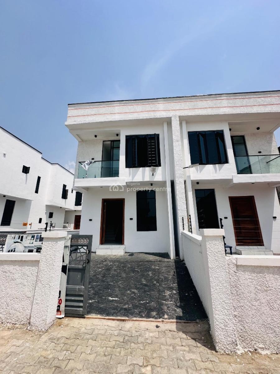 Luxurious 4 Bedroom Semi Detached Duplex Self Compound, Ikota Gra, Lekki, Lagos, Semi-detached Duplex for Sale