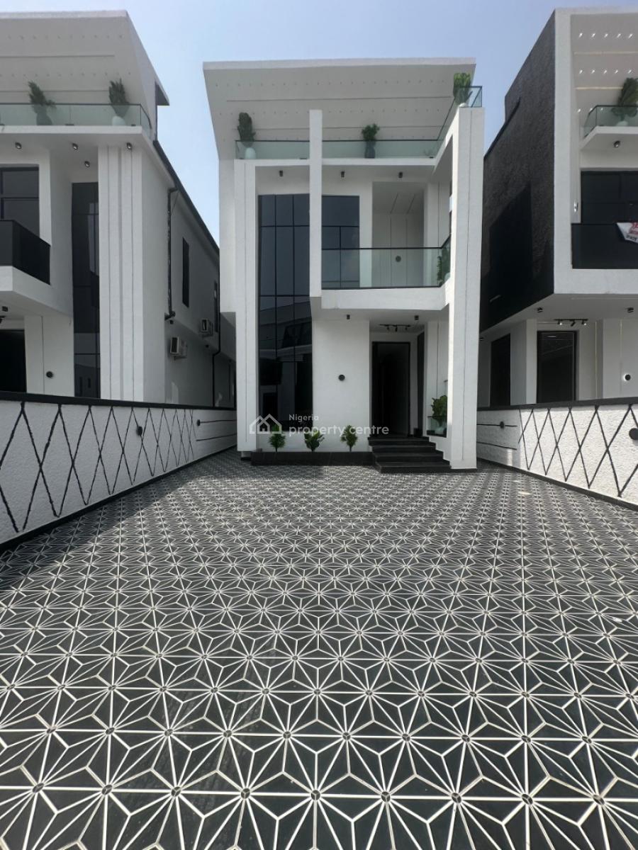 Excellent 5 Bedroom Duplex with a Bq and a Pool, Chevron, Lekki, Lagos, Detached Duplex for Sale