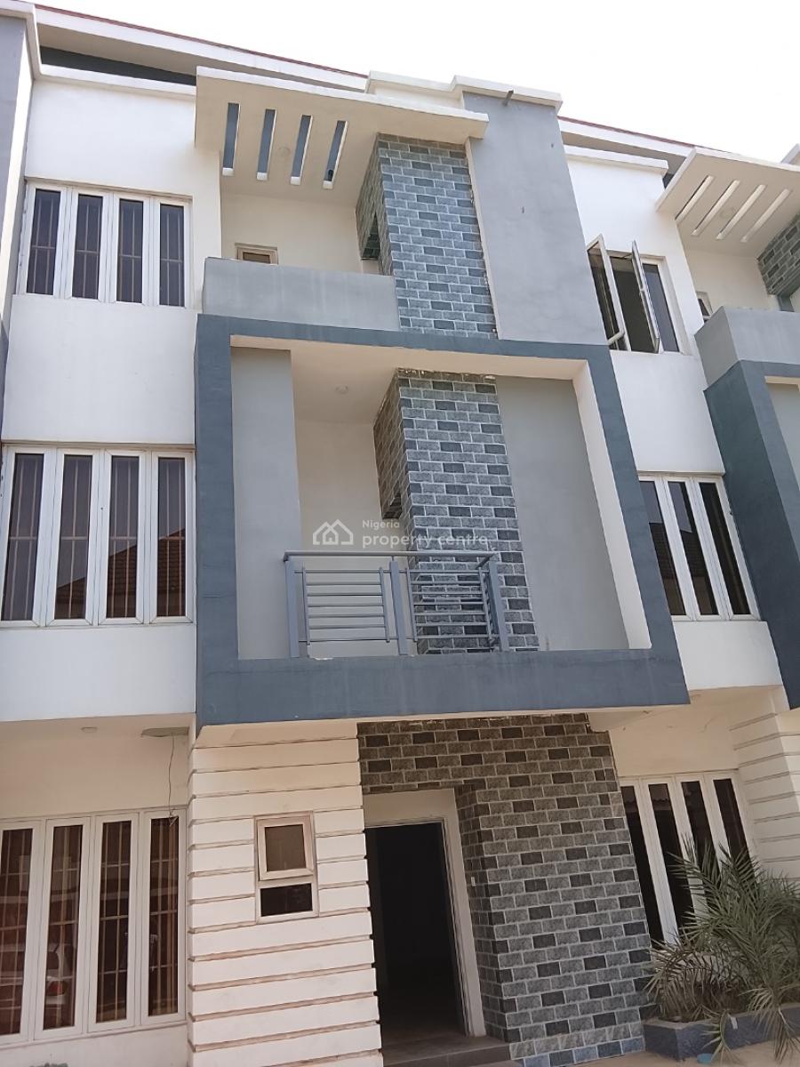 Serviced 4 Bedroom Terrace Duplex with a Room Bq, Durumi, Abuja, Terraced Duplex for Rent