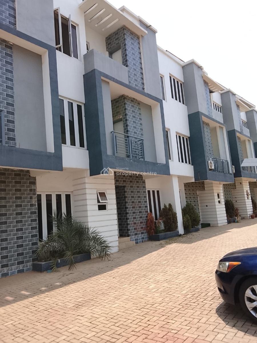Serviced 4 Bedroom Terrace Duplex with a Room Bq, Durumi, Abuja, Terraced Duplex for Rent